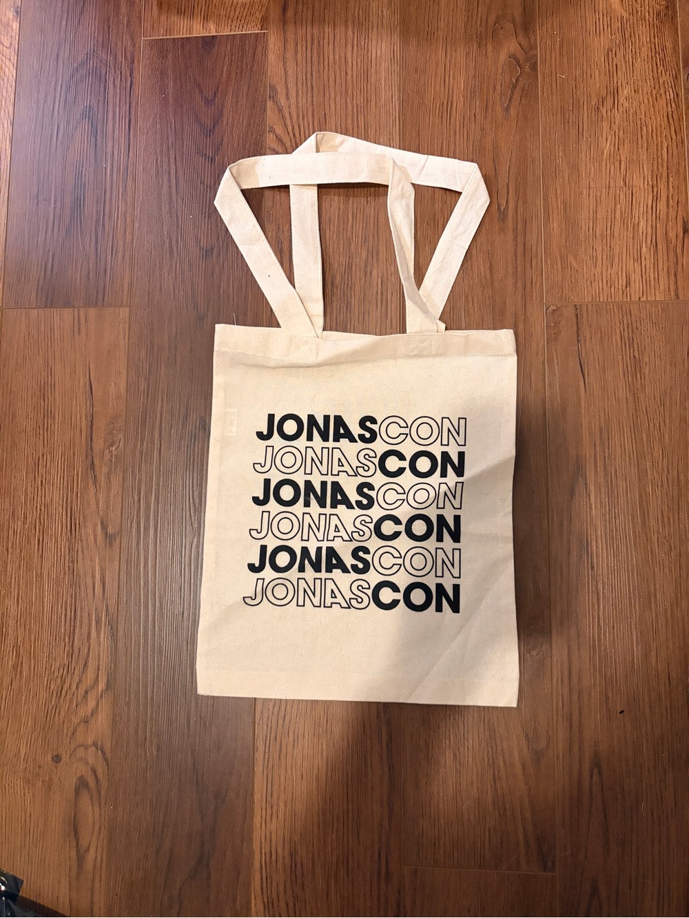 NEW Jonas Brothers JONASCON small canvas tote bag